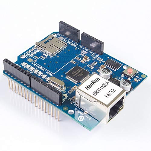 Image of SunFounder Ethernet Shield W5100 Compatible with Arduino UNO R3 Mega 2560 1280 A057