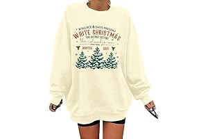 MYHALF Women's White Christmas Dress