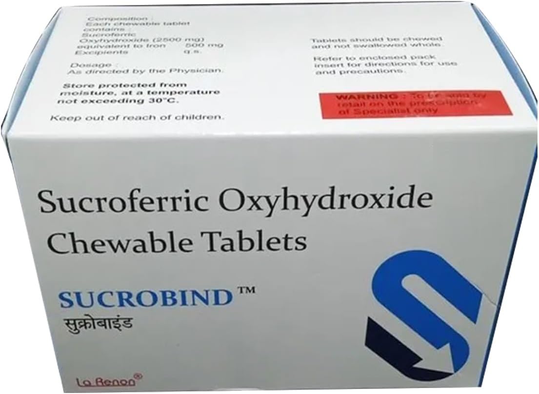 Sucrobind 500 mg - Strip of 6 Chewable Tablets