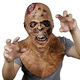 Demi Sharky Halloween Horror Mask Latex Monster Scary Mask Suit for Costume Party Cosplay Props