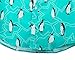 NUTEXROL Mens Aloha Hawaiian Shirt Flamingos Printed Casual Short Sleeve Beach Wear Penguin Green S