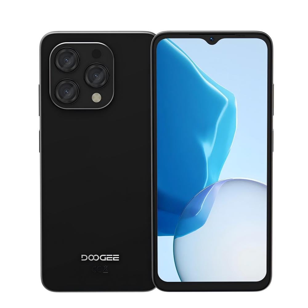 N55 Pro, telefon komórkowy, smartfon z systemem Android 14, 16 GB RAM 256 GB ROM, ekran 6,56" IPS HD+, aparat główny 13 MP AI + przedni aparat 8 MP, podwójna karta SIM 4G (niebieski)