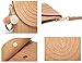 Straw Shoulder Bag Straw Clutch Women Hand-woven Straw Crossbody Bag Summer Beach Envelope Purse Wallet Khaki