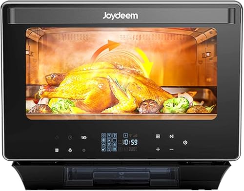 Joydeem JD-S40T - Horno de vapor multifuncional 8 en 1, vaporizador y tostado, 38 L, vapor de convección de encimera, control táctil, temporizador,