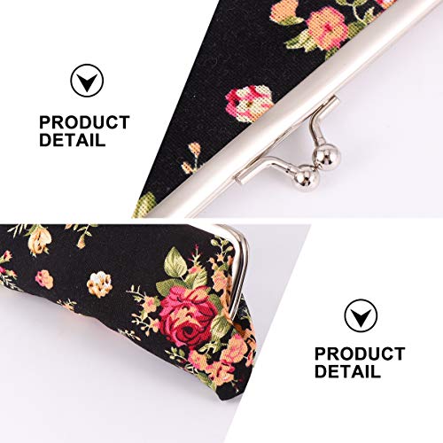 NUOBESTY Mulheres Flor Carteira Carteira de Embreagem Cocktail Bolsas Titular Do CartÃ£o Bolsa Titul