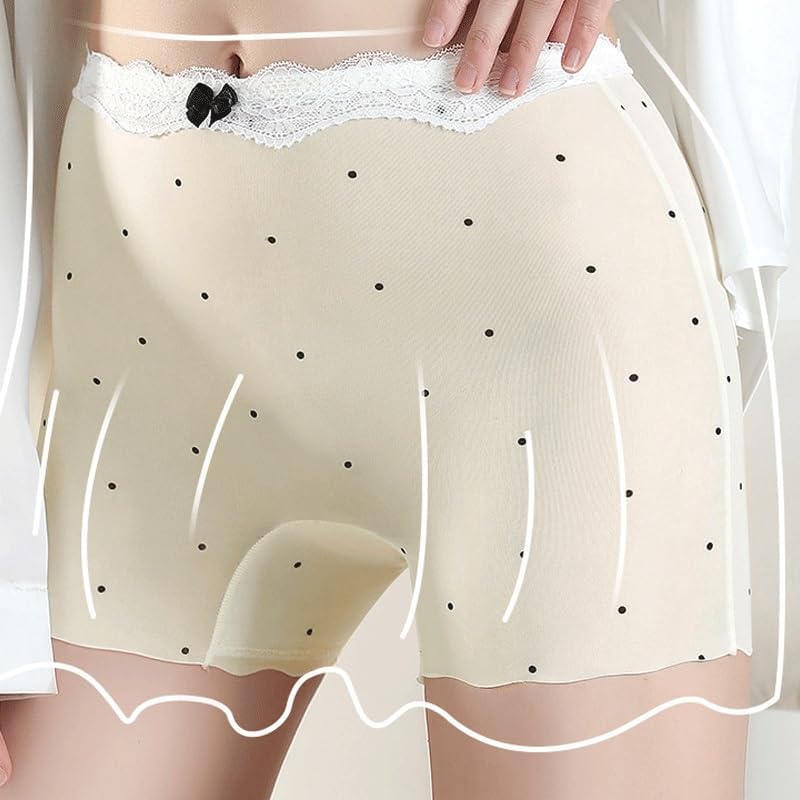 Middle-thigh Ice Underwear for Ladies Safety Pants Seamless Flat-front