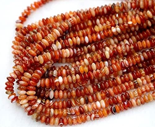 Perles en agate sardonyx pour fabriquer un bracelet bohème en été