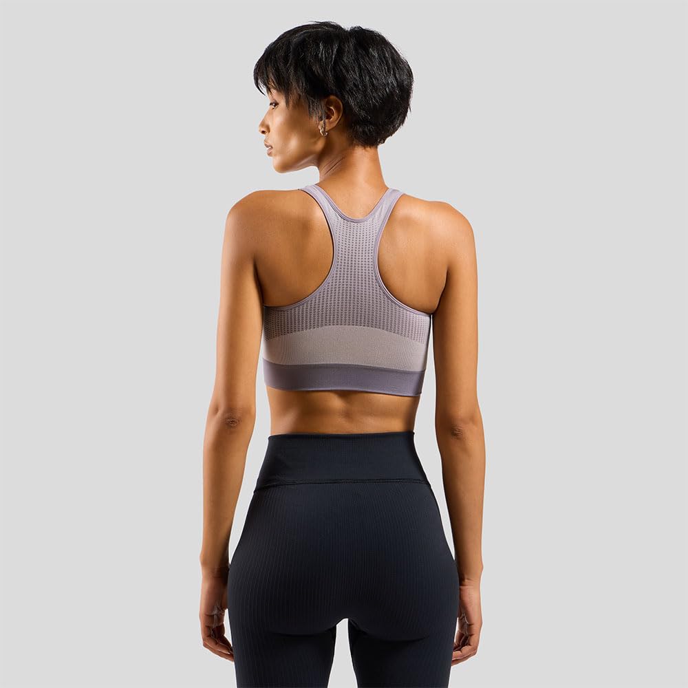 Odlo Damen Sport BH Seamless High I Sport BH Damen Starker Halt I Sports Bra High Support Sports Bra