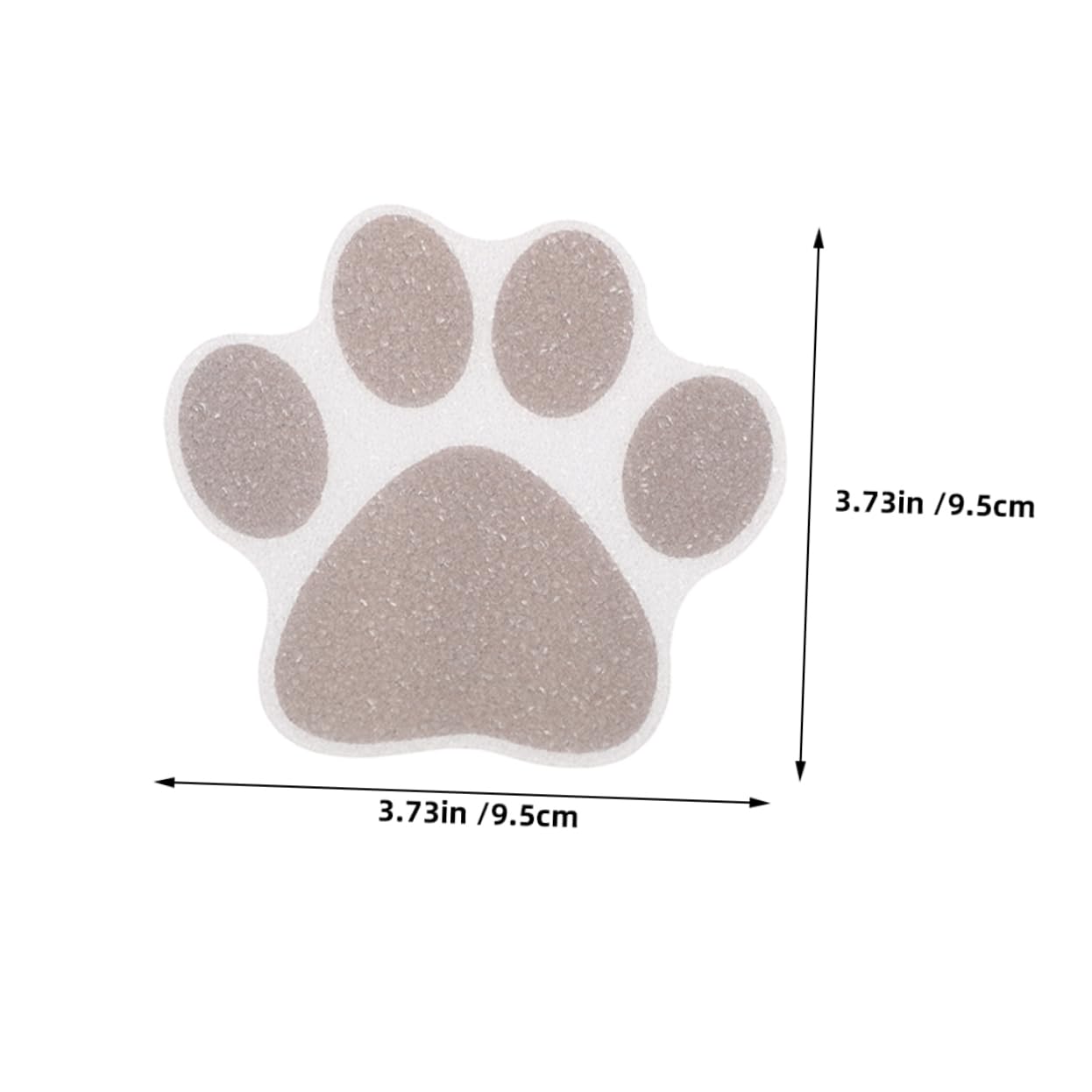 Happyyami 20Pcs Cute Cat Dog Paw Print Non Slip Floor Stickers for Bathroom and Kitchen Slip Shower Decals Easy to Apply Fun and Safe Decor for Smooth Surfaces