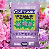 Coast of Maine Organic & Natural Planting Soil for Acid Loving Plants Azalea, Rhododendron & Berries - Premium Planting Soil w/Composted Manure, Sphagnum Peat Moss - Low pH, Enhanced Drainage (20 Qt)