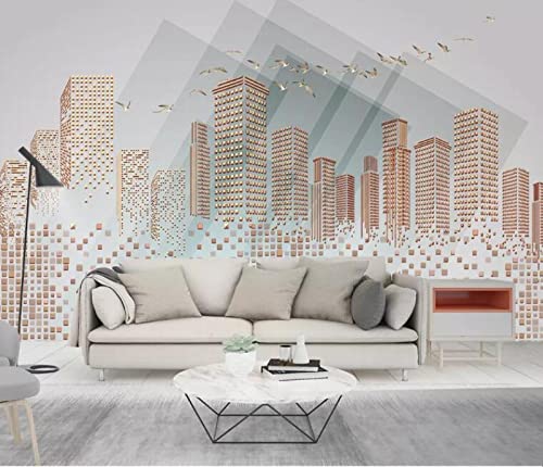 Papier peint intissé 3d salon architecture ILIYA - 3