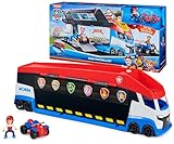 Der Paw Patroller bietet eine Menge Actionfunktionen wie spektakulär nach oben aufklappbare Türen, ein Startkatapult, mit dem zwei Fahrzeuge gleichzeitig zum Einsatz rasen können, und authentische Geräuscheffekte aus der TV-Serie