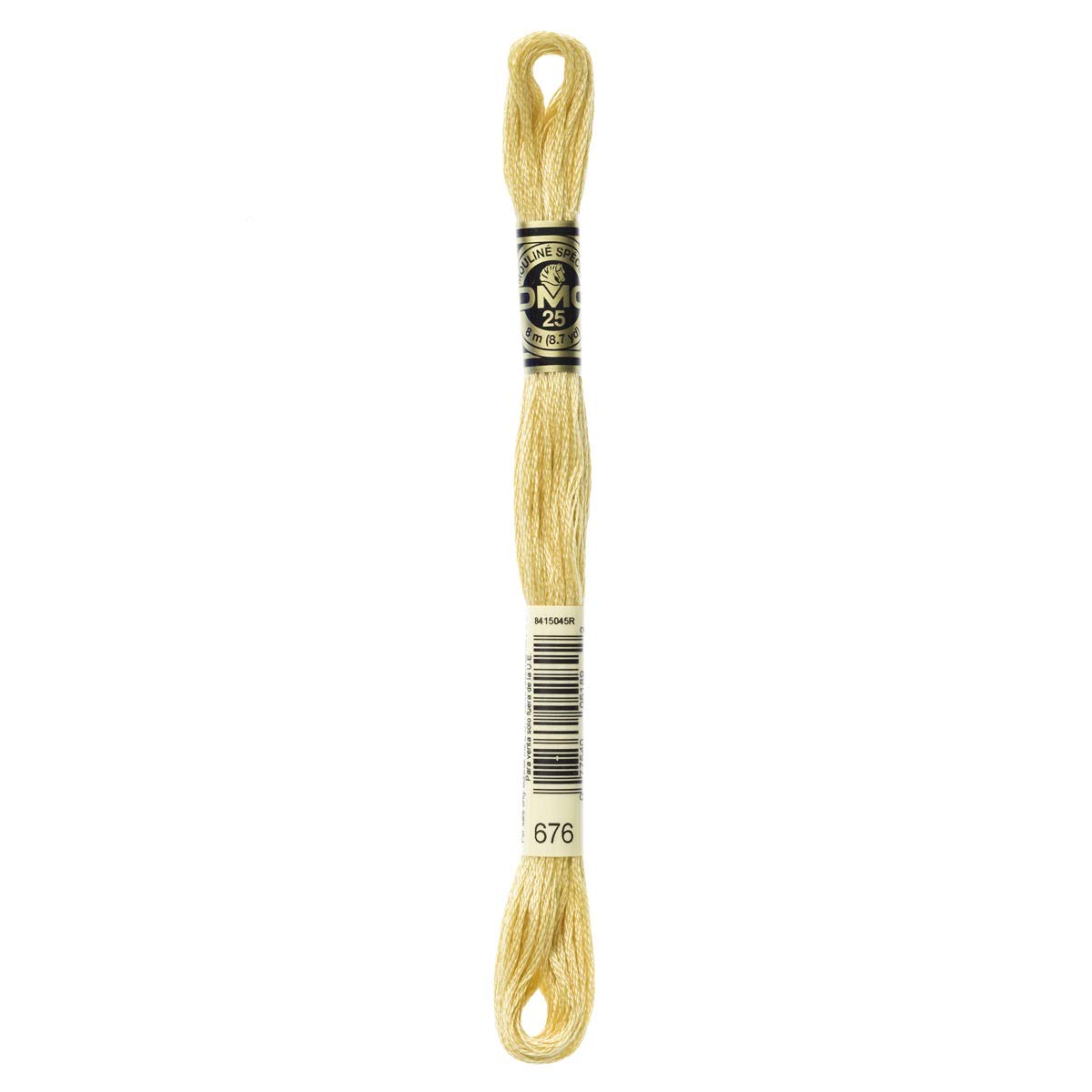 DMC Embroidery Floss Mouline Stranded Cotton Thread for Hand Embroidery and Sewing - Colour No: 676-12 x 8m Skeins โ image 1