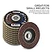 NEIKO 11108A 10 Pack Aluminum Oxide Flap Discs 4-1/2 for Angle Grinder, 80 Grit Flapper Wheel, Flat T27 Grinding Wheel 4.5 Inch Flap Disc, 7/8