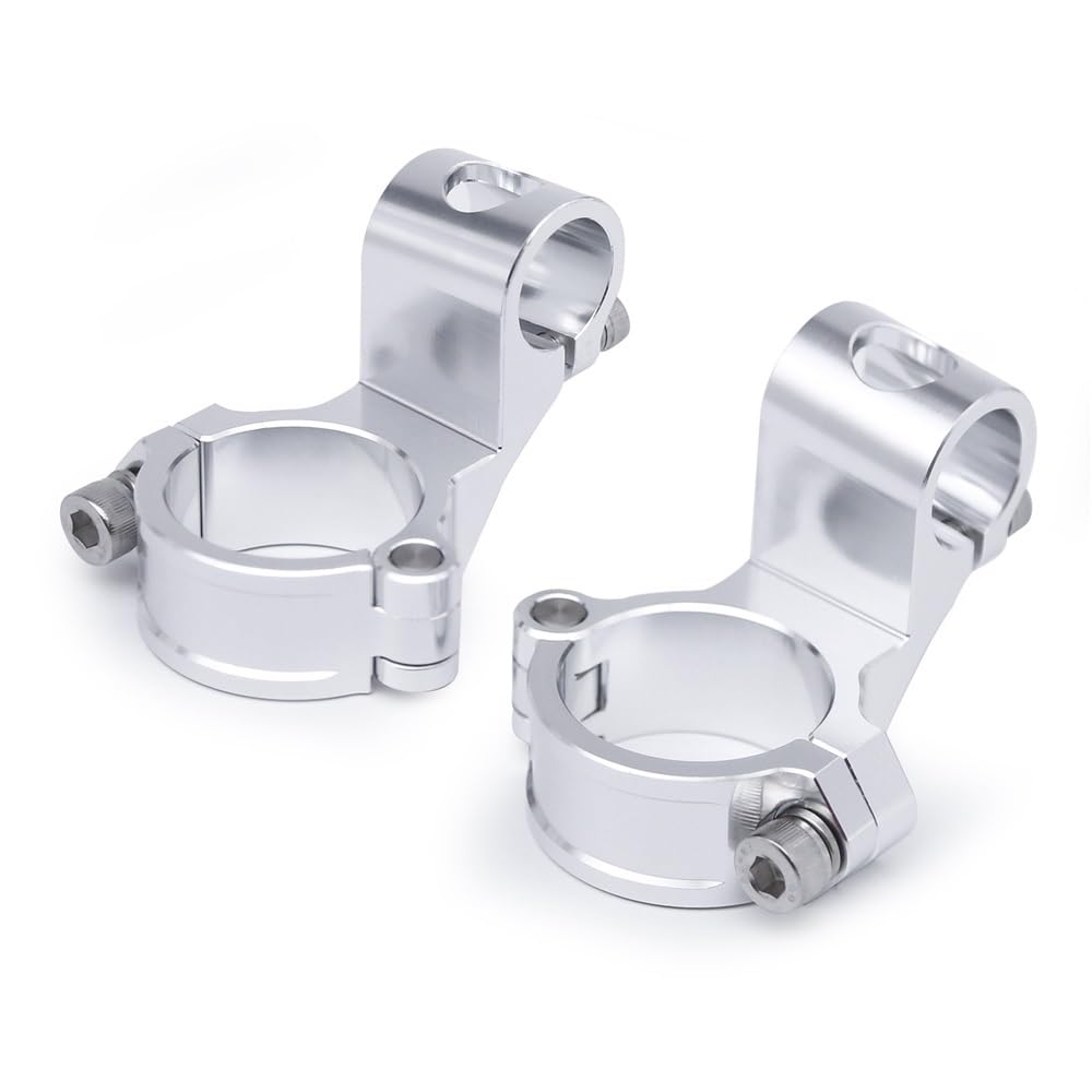 Altezza Manubrio Riser Clip Per Riser Rialzato Per Moto 37 41 43 45 48 50 51MM Regolabili Per Manubrio Da 7/8 "Morsetto Per 1,5" Rised