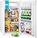 Upstreman Frigorífico con Congelador, Nevera Pequeña 91L Compacta - Mini Frigorífico Blanco, Eficiencia Energética E, Silencioso, Ideal para Dormitorio, Oficina o Cocina Blanco-BR321