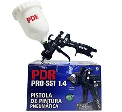 Pistola de Pintura Profissional Automotiva PDR PRO-551 1.4 mm 600ml