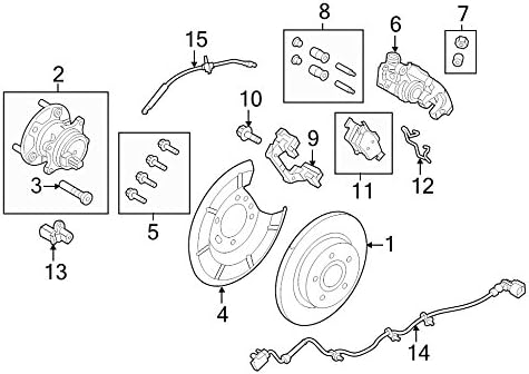 Ford CV6Z-2A225-A, Disc Brake Pad Retaining Clip