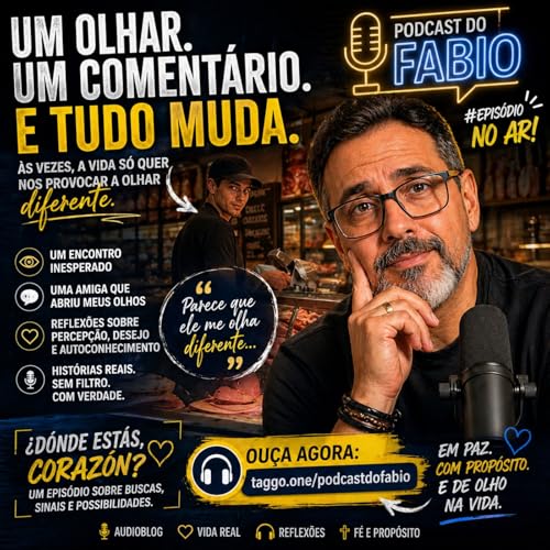 25 de Abril de 2026 - &iquest;D&Oacute;NDE EST&Aacute;S, CORAZ&Oacute;N? &ndash; O DIA EM QUE UM OLHAR ME FEZ PARAR PRA PENSAR!