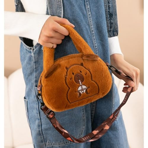 Capybara Expressive Cute Plush Bag Kawaii Crossbody Handbag for Adults Purse Ita Bag2