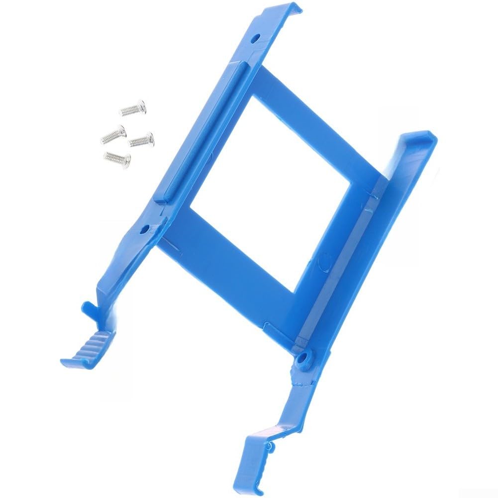 Staffa Ssd in plastica blu 2.5 compatibile con Dell per Optiplex 3070 5070 7070 per disco rigido Mt Kit di montaggio su rack Design per la configurazione sicura dell'archiviazione dei dati