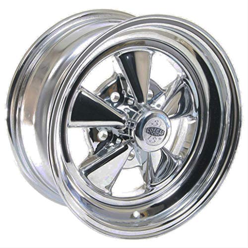 Cragar CRR-08765: Wheel, Super Sport, Steel, Chrome, 15 in. x 7 in., 5 x 5 in. Bolt Circle, 4.125 in. Backspace, Each
