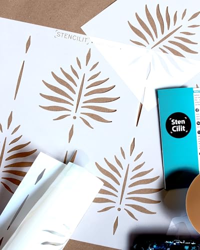 STENCILIT Fern Wall Stencil 2 Pack