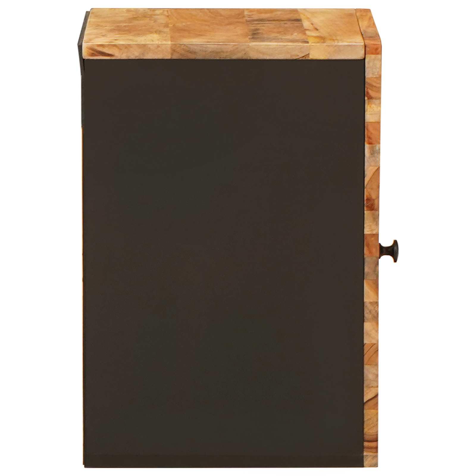 Łazienka szafka wisząca naturalna 38 x 33 x 48 cm lite drewno mango