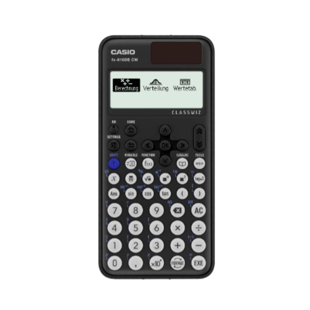 CASIO FX-810DE ClassWiz Schulrechner, natürliches Display, deutsches Menü