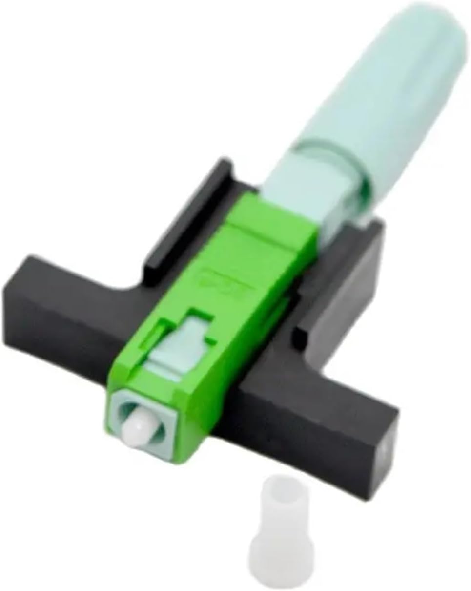 Fiber Optic Fast Connector Embedded SC 5PCS SC/APC Optic Fiber Quick Connector Adapter Single Mode Fast Connector with FTTH Cold Tool Connector