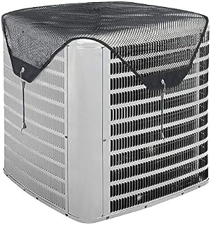 Jeacent AC Cover All Season Top Air Conditioner Leaf Guard Open Mesh Air