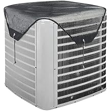 Jeacent Air Conditioner Covers For Outside Units Black,AC Cover For Outside Unit, Air Conditioner Leaf Guard Open Mesh 28"28"