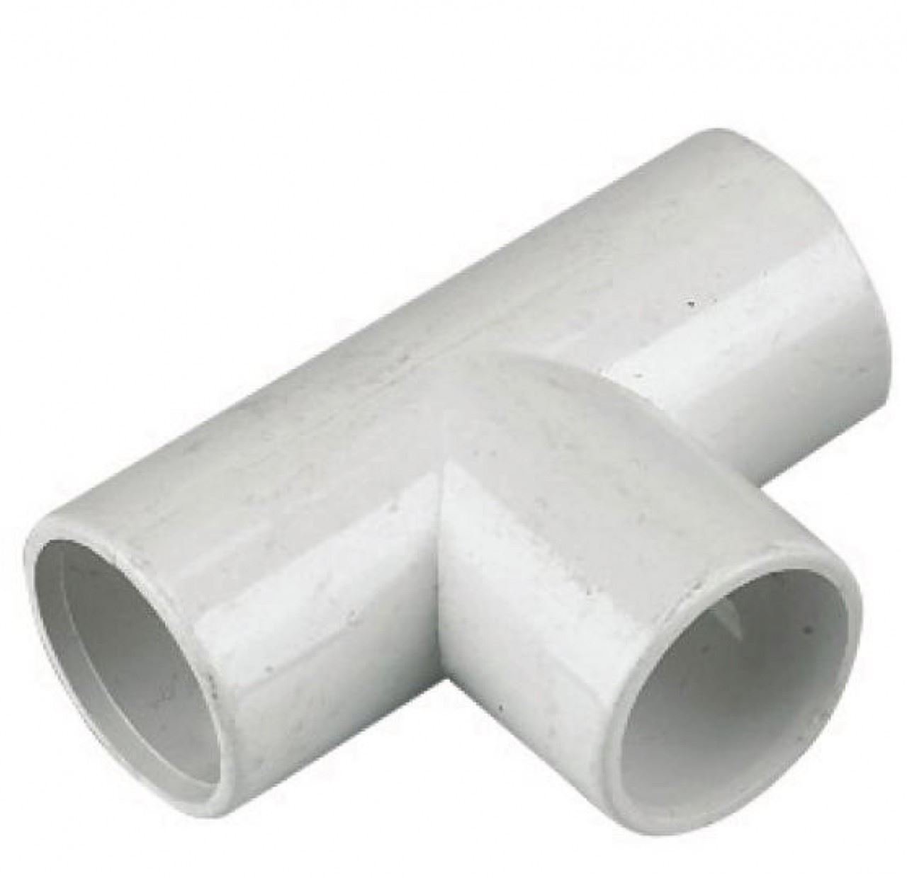 FLOPLAST overflow pipe tee 21.5mm white - Bag of 2 - FREE Next-Day Delivery