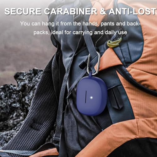 Image of Silicone Cover Compatible with Bose Ultra Open Earbuds Case Cover, Compatible with Bose Earbuds case Cover, Shockproof Protective Pouch (Dark Blue)