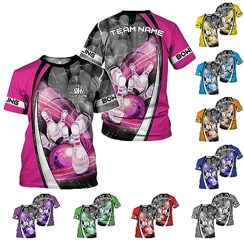 HomeDesign Personalized Custom Bowling Shirts - Bowling Gift for Women & Men (H9)