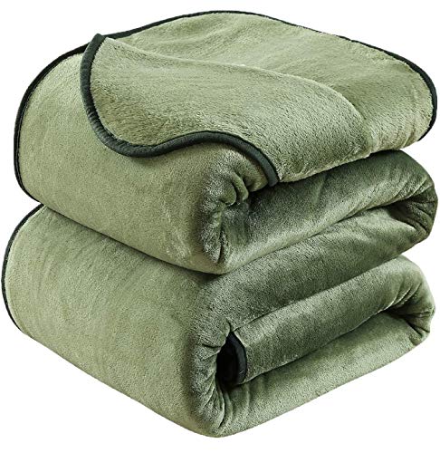HOZY Baby/Adult Fleece Blanket, 230 x 270 cm, Soft and Warm, Microfiber Polyester, Bedspread, Sofa Throw, Velvet Effect