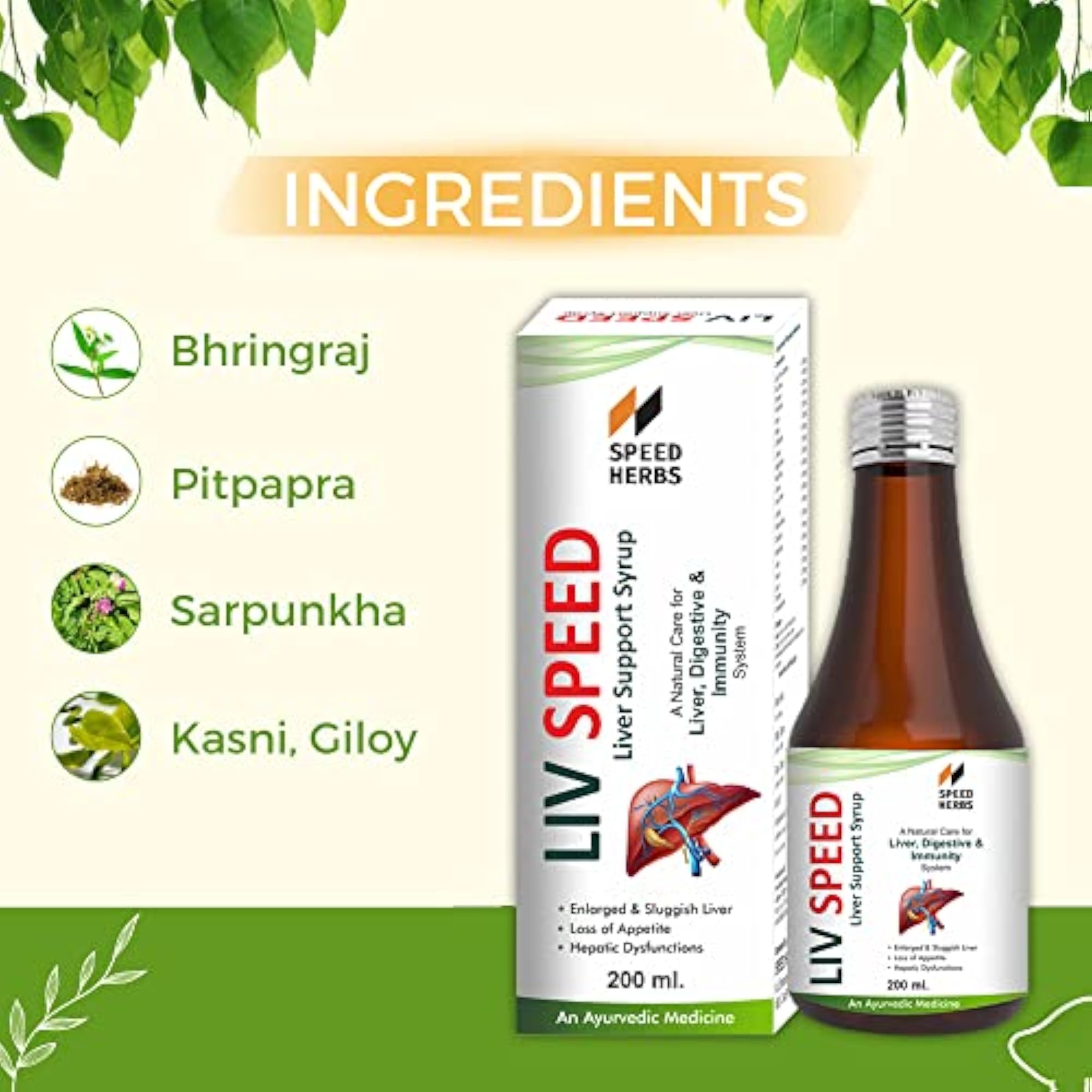 Liv Speed Syrup, Ayurvedic Liver Tonic