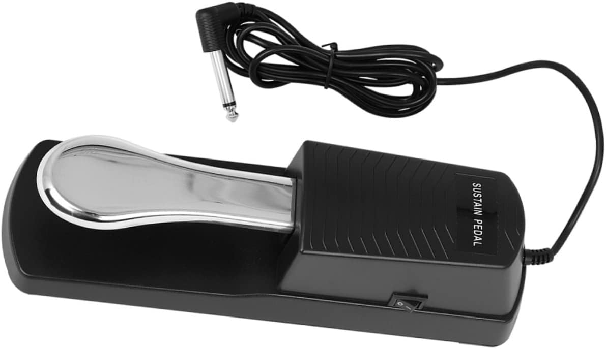 BESPORTBLE Electronic Keyboard Sustain Pedal Durable and Construction for Enhanced Performance Compatible with Digital Pianos and Keyboards Prolongs Piano Note Life