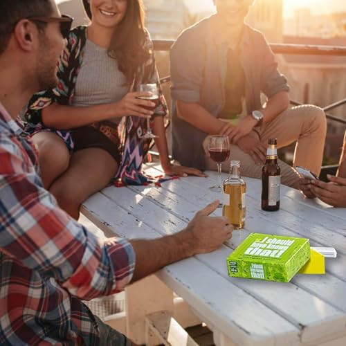 Image of DUNGRANI ENTERPRISE Party Card Games Collection Adult Family Trivia Conversation Music Challenge Strategy Travel Game Night Fun for Friends Couples Kids (I Should Have)