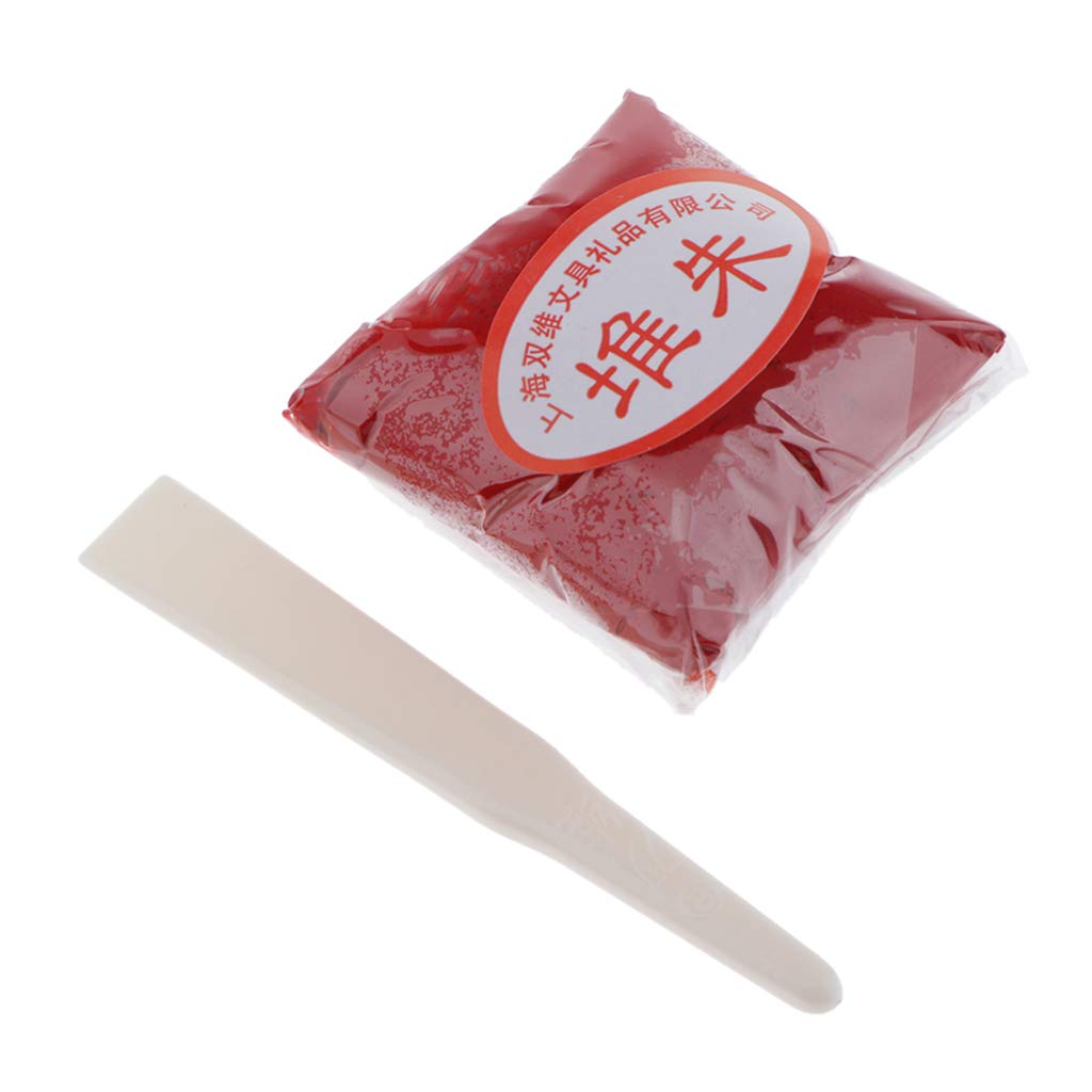Juego de 10 pasta de tinta roja de 30 g para sello de sello de tinta de caligrafía herramienta de pintura