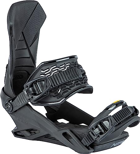 Nitro Team Binding Mens Snowboard Bindings, Ultra Black, Medium