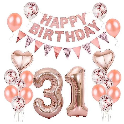 Globos 31 cumpleaños Mujer decoracion oro rosa,decoracion cumpleaños 31 años Mujer,globos 31 cumpleaños decoracion 31 cumpleaños Mujer decoracion oro rosa,banderola 31 cumpleaños Mujer decoracion
