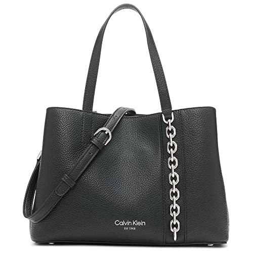 Image of Calvin Klein Womens Adeline Triple Compartment Satchel