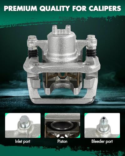 Image of SCITOO 19B2910A Rear Right Disc Brake Caliper Assembly w /Bracket for Acura for RDX 2007-2012,for Honda for Accord Crosstour 2010-2011,for Honda for CR-V 2007-2011
