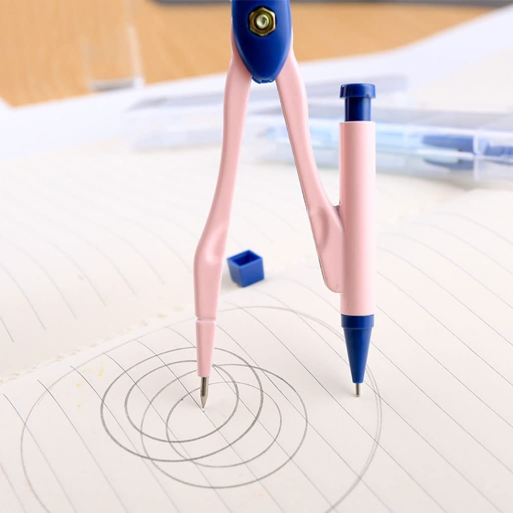 Compasso cartografico, Set di compassi, Compasso per Geometria, Kit di Geometria Matematica, Strumenti di Disegno e Disegno per Studenti e Ufficio di Disegno ingegneristico.(B)