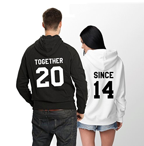 Together Since Couples Set Hoodies