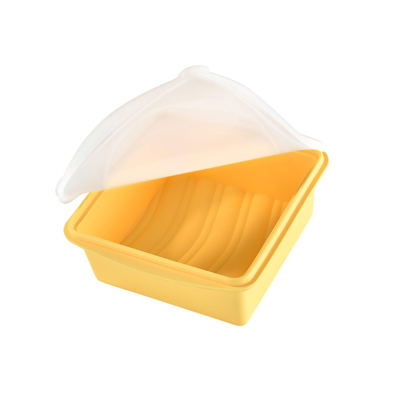 PANGBOER Silicose Storage Case Secure Fastening Keeps Hygienic Effortless Cleaning Stackable for Household Lunch Dishwasher Safe Silicone Box