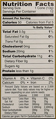 Keebler 12-Count WAFFLE CONES 5oz (3 Pack)