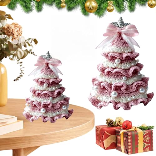 Generisch DIY Häkel Set Weihnachtsbäume für Anfänger,Perfekte...