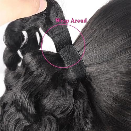 Extensiones de cola de caballo para un peinado rizado natural y sofisticado 4